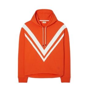 Tory Burch Sweatshirt. Orange Chevron.